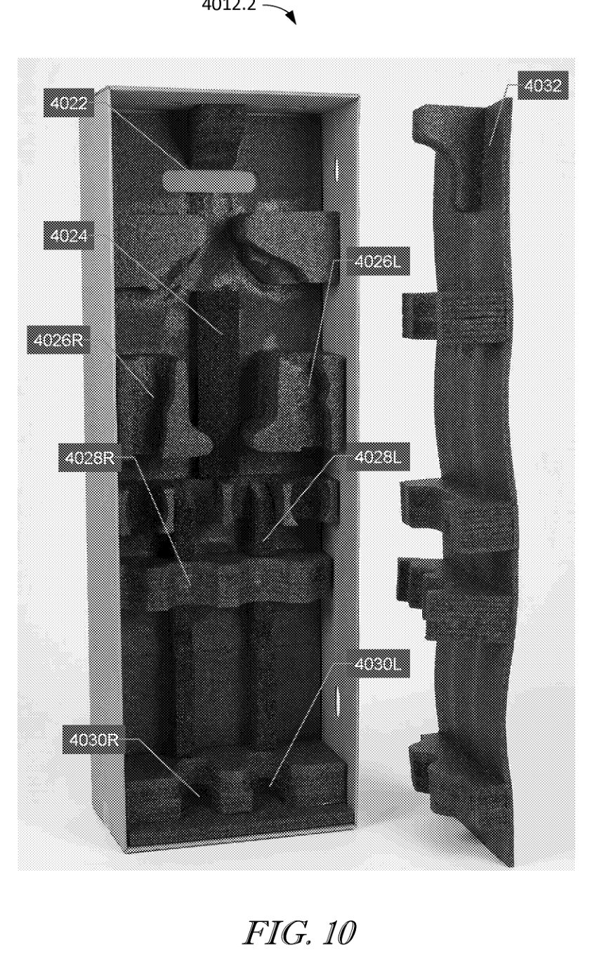 Figure 10 depicts a robot positioned in a fitted shipping container.