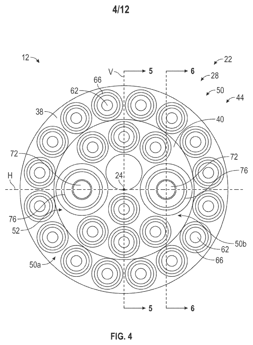 Forearm Fig. 4: cross-section through the first actuator-bank embodiment. Original drawing sheet 4/12, PDF page 33.