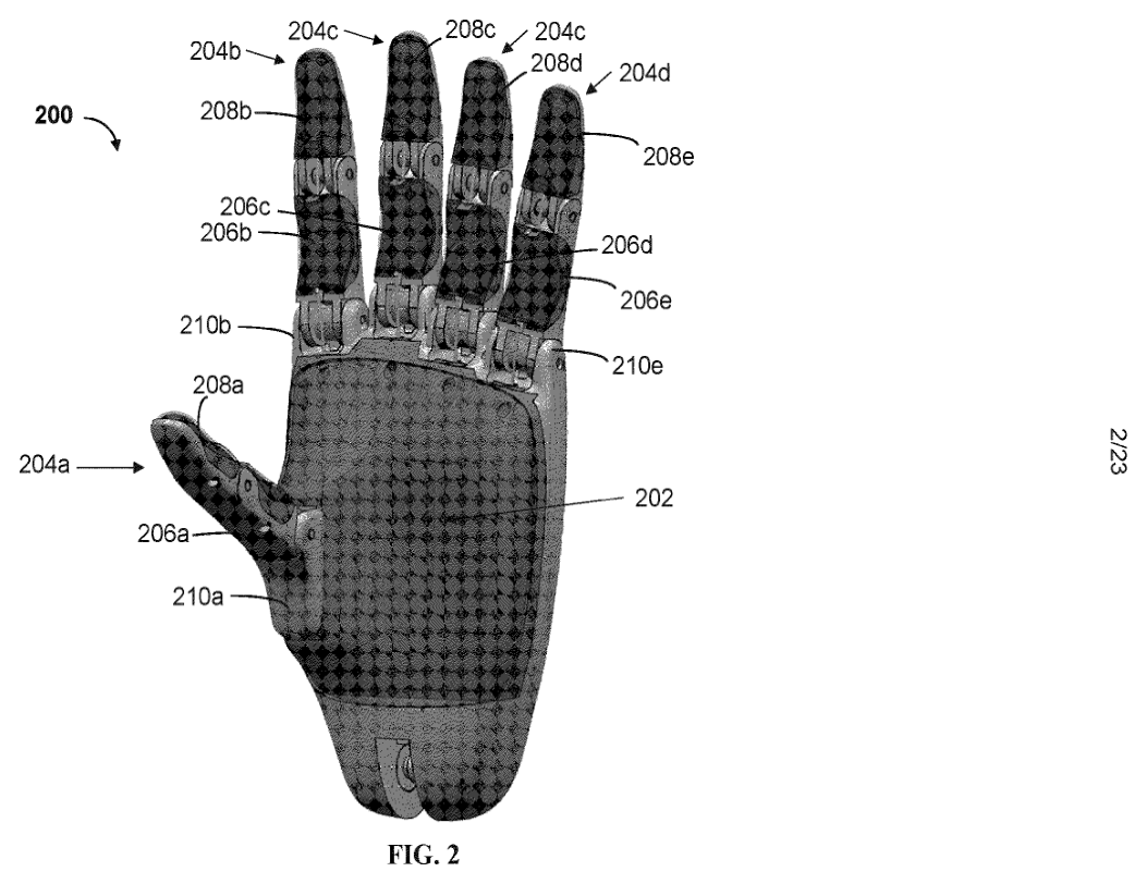 Earlier hand, Fig. 2, extracted from the US file-history drawings. Sheet 2/23; rotated 90° clockwise.